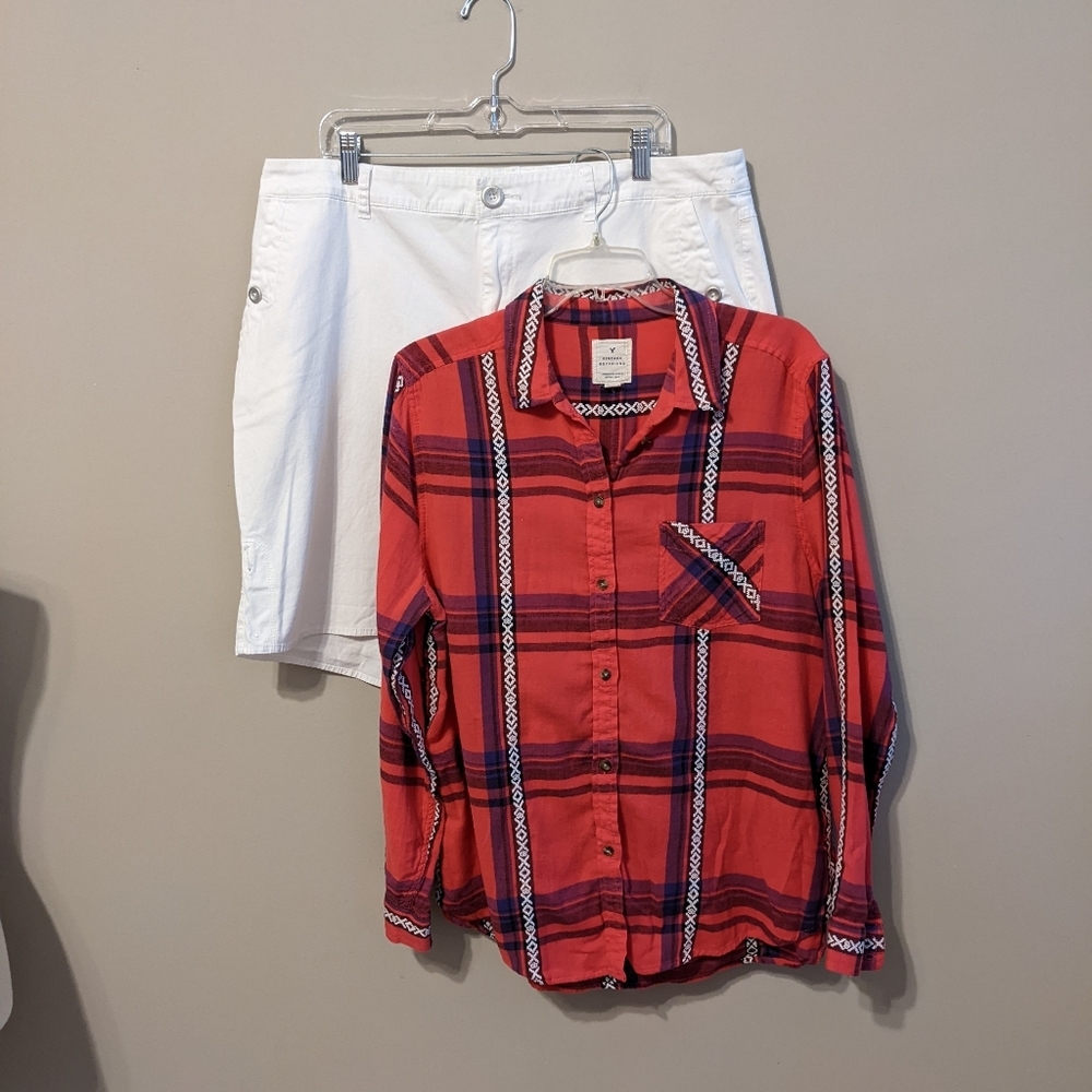 American Eagle Outfitters Shirt & Shorts